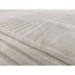 Tappeto Moderno di Alta Qualità, <span class=keywords><strong>Antiscivolo</strong></span>, a Pelo Medio, Realizzato a Mano in Acrilico Grigio, Grande Tappeto per Soggiorno - Product Image 4