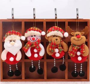 2024 adornos de Feliz Navidad regalo de Navidad Santa Claus muñeco de nieve árbol muñeca de juguete colgar adornos navideños para el hogar Decoración de Año Nuevo - Product Image 4