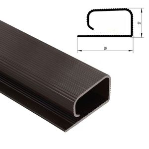 Customized <strong>C</strong> Shape Channel Plastic Profile PVC Cable <strong>Trunking</strong> for Office Durable Wire Channel - Product Image 1
