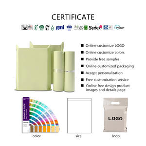 Pollastic púrpura amarillo verde oscuro Poly Mailers forma de corazón embalaje sobre doble sello personalizado bolsas de polietileno Mailer - Product Image 4