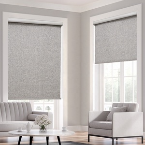 Cuộc sống thông minh Alexa nhà ở cuốn rèm cửa sổ bóng râm màu đen/trắng/màu be Con lăn Rèm cho Windows Cortina rolo motorizada - Product Image 3