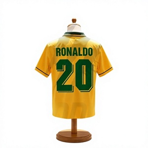Maillot de football BLOODLINE INTERNATIONAL Ronaldo 20 jaune pour homme, taille adulte, autres impressions, respirant, détection par aiguille, fusion sans couture - Product Image 3