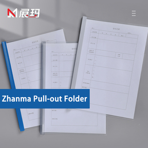 Tùy chỉnh kích thước <span class=keywords><strong>A4</strong></span> trong suốt mở rộng thư mục tập tin thời trang PP trường văn phòng phẩm biểu tượng tùy chỉnh nộp hồ sơ Nguồn cung cấp zhanma - Product Image 2