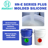 Silicona Líquida RTV de Grado Alimenticio, Resistente a Altas Temperaturas, de Dos Componentes, Translúcida, para Moldes de Pastel y Chocolate, 5 Shore