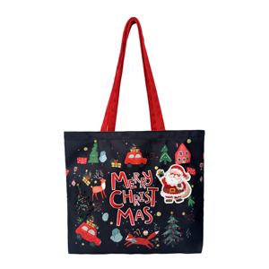 Bolsa de Lona Personalizada de Navidad, de Alta Calidad, Resistente, con Asas Reforzadas, Bordada, con Logotipo Bordado - Product Image 1