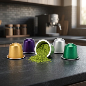 Cápsulas de Matcha Estándar Japonesas, Orgánicas Certificadas, Grado Ceremonial, Molidas en Piedra, Molienda Fina, Precio de Fábrica al por Mayor - Product Image 1