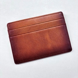 カスタマイズされたロゴプレミアムRFIDブロッキングPU/本革クレジットカードホルダーウォレットスリム名刺ホルダー - Product Image 3