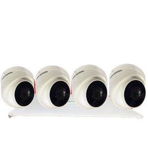 Kit de caméra de surveillance Hikvision à 4 canaux, caméra de sécurité 2 mégapixels, compression H.264, stockage Micro SD - Product Image 1