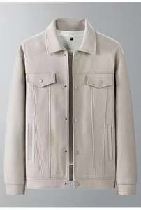 4XL 2025 Chine Usine Hommes Style Décontracté Travail Bomber Daim Veste Haute Qualité <span class=keywords><strong>Noir</strong></span> <span class=keywords><strong>Coupe</strong></span>-<span class=keywords><strong>Vent</strong></span> Lâche Out Printemps Qualité Veste - Product Image 2