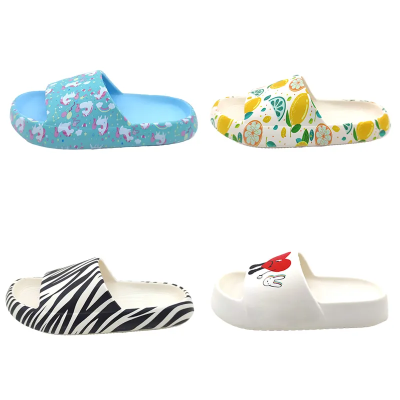 Terlik Flipflops Designer Slides Hausschuhe ow MOQ Anpassung Open Toe EVA Foam Cloud Slides Schuhe Bunter Schuh