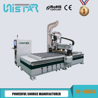 Routeur CNC pour le bois avec commande Syntec RichAuto, broche ATC, servomoteur haute rigidité, système d'aspiration, machine de gravure pour meubles et armoires