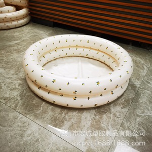 Inflatable Swimming Pool 90x25Cm Pvc Outdoor Baby Pool For Home Use - Product Image 4