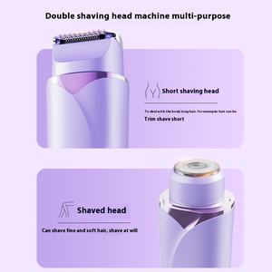 Appareil d'<span class=keywords><strong>épilation</strong></span> double tête pour femmes, tondeuse pour poils pubiens, appareil d'<span class=keywords><strong>épilation</strong></span> pour hommes et femmes - Product Image 6