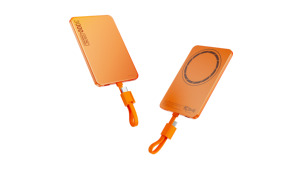พาวเวอร์แบงค์แม่เหล็กคุณภาพสูง บางเฉียบ ความจุ 3000mAh ชาร์จเร็ว 22.5W พร้อมสายชาร์จในตัว - Product Image 1