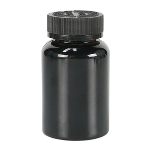 Wholesale 100ml 150ml White Pet Plastic <b>Pill</b> <b>Capsule</b> Bottles for <b>Pill</b> Packing With Black Cap - Product Image 6