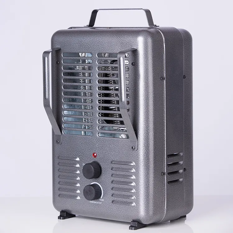 Milkhouse Space Heater 1500W con termostato 3 configuraciones de calor Calentador seguro y silencioso Configuración anticongelante para Taller de garaje