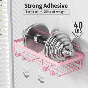 Lot de 5 paniers de rangement <span class=keywords><strong>pour</strong></span> douche, sans perçage, <span class=keywords><strong>étagère</strong></span> murale <span class=keywords><strong>pour</strong></span> salle de bain - Product Image 5