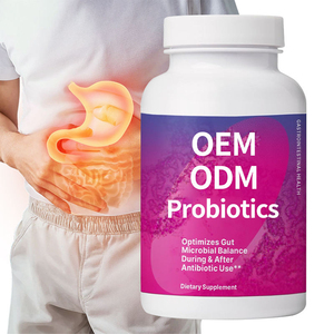 Capsules Probiotiques Mega, Vitamines Végétales, Soutien à la Santé Intestinale et à la Digestion, Capsules Probiotiques Marque Privée pour Femmes et Hommes, Digestion - Product Image 1
