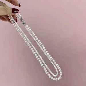 จี้ไข่มุกธรรมชาติขายส่ง งานฝีมือทอง K ระดับไฮเอนด์ หรูหรา เงินแท้ S925 ขนาด 11-12 มม. ด้านหน้าไร้ตำหนิ ชุดเครื่องประดับแฟชั่น - Product Image 2