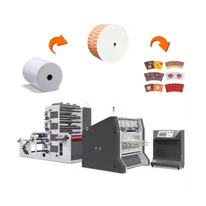 Cốc giấy 4 màu máy in flexo Cốc giấy máy in <span class=keywords><strong>Offset</strong></span> - Product Image 1