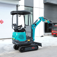 LIVRAISON GRATUITE Mini-excavatrice à moteur 1.2T 2.5T Excavatrices Bagger Digger Pelle Excavadora pour l'agriculture Prix bas