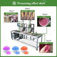 Ligne de processus à bulles de thé tapioca aux fruits Machine à fabriquer des granulés de perles en cristal Hacer Popping Boba Depositor