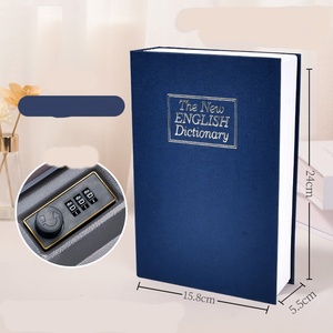 Tirelire Cachette Décorative en Forme de Livre avec Verrou à Code, Coffre-Fort de Rangement pour Argent Liquide, Bijoux, Téléphone et Clés - Product Image 6