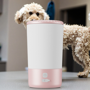 Tazza automatica intelligente di lusso per il <span class=keywords><strong>lavaggio</strong></span> dei piedi per animali domestici materiale ABS cane fuori pulizia toelettatura zampa da bagno artefatto - Product Image 1