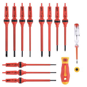 Insulated <b>Screwdriver</b> <b>Set</b> 115Pcs VDE Industrial Grade Cross <b>Phillips</b> Bit Anti-Slip Handle - Product Image 1