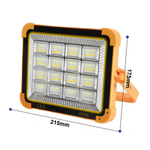 Projecteurs solaires étanches haute puissance, éclairage d'urgence, lampe de camping <span class=keywords><strong>solaire</strong></span> LED portable <span class=keywords><strong>avec</strong></span> recharge USB - Product Image 2