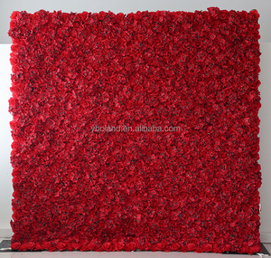 K 3D 5D intérieur fête fournitures Simulation Flowerwall soie tissu base fausse fleur toile <span class=keywords><strong>de</strong></span> fond pour salon et chambre bébé douche - Product Image 5