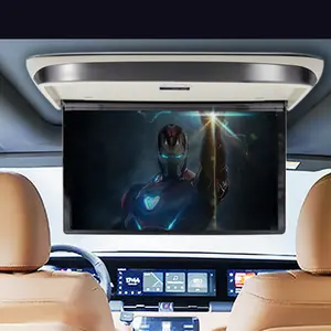 بالجملة التلفزيون رصد سيارة hdmi-13.3 "/16" الحافلات التلقائي العالمي التحكم عن بعد 1080P LCD الروبوت التلفزيون السقف شاشة سقف شاشة تقوم بالقلب للأسفل إلى سيارة