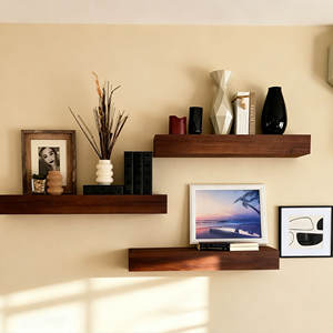 أرفف خشبية عائمة للجدران ، ريفية من أجل الجدار-أرفف خشبية مصنوعة يدويًا للحمام والمطبخ وغرفة المعيشة - Product Image 1