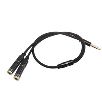Adaptateur de casque, répartiteur en Y, câble 3,5 mm mâle vers 2 femelles avec connecteurs séparés pour micro et audio, convertisseurs mutuels