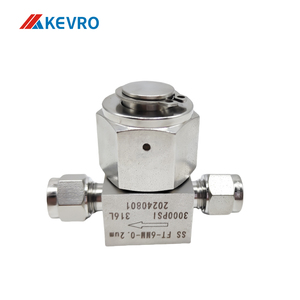 3000PSI áp lực cao Inline Lọc 316 SS t-loại lọc cho Air & gas dòng <span class=keywords><strong>1</strong></span>/8 "<span class=keywords><strong>1</strong></span>/<span class=keywords><strong>4</strong></span>" <span class=keywords><strong>1</strong></span>/2 "Ống OD cổng - Product Image 2