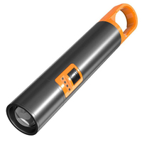 Lampe torche LED pour camping Zoom Focus Lampe torche LED avec couvercle amovible en plastique pour la randonnée et le camping