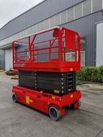 Chariot élévateur à ciseaux autopropulsé à roues motrices, plateforme hydraulique pour la cueillette des fruits