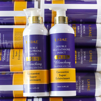 LKIAE Plus Lotion Corps Luxueuse Hydratante Naturelle à l'Arbutine et au Double Glutathion pour Améliorer le Teint, Raffermir et Blanchir la Peau
