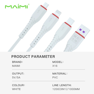 Cable de Datos USB Maimi Burable con Núcleo de Cobre de 100CM Resistente a la Flexión, Cable de Carga Rápida Tipo-C para Teléfono Móvil - Product Image 6