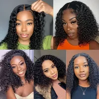 Perruque courte bob 12A Wear Wave sans colle, ondulée, en cheveux humains, avec dentelle HD, pré-épilée, bouclée, pour femmes, brésilienne, pré-coupée