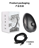 GAM-UM05 Professionnel Couleurs Gaming Rgb USB De Bureau Haut-Parleur Intégré Microphone À Condensateur Pour Pc