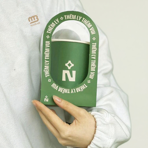 Portador de café para llevar personalizado, portador de bebidas plegable, bandeja portadora de 2 tazas, portavasos de papel <span class=keywords><strong>Boba</strong></span>, caja de transporte de bebidas con asa - Product Image 6