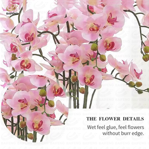 Flores mariposa hogar artificial a granel <span class=keywords><strong>colgante</strong></span> <span class=keywords><strong>Orquidea</strong></span> orquídea para decoración flor artificial al por mayor - Product Image 4