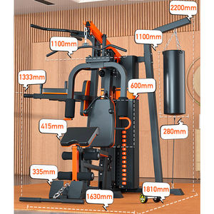 Stazione Multifunzione per Allenamento Completo del Corpo con Panca da Palestra, Attrezzatura per Fitness Domestico - Product Image 3