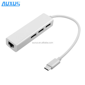 Tipo C 3,1 Ethernet Multi-función Lan <span class=keywords><strong>adaptador</strong></span> de Hub <span class=keywords><strong>USB</strong></span> de 3 puertos RJ45 para <span class=keywords><strong>Macbook</strong></span> <span class=keywords><strong>Air</strong></span> - Product Image 1