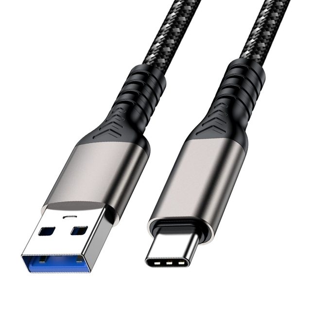 High Speed Portable Hard Drive Cable 10Gbps 3A 60W USB3.2 to Type C Data Fast Charging Cable