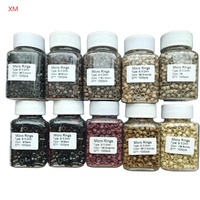 5mm * 3mm Silicone Doublé Micro Perles Silicone Doublé Micro Anneaux Liens Perles pour Extensions de Cheveux
