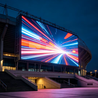 Pantalla LED Comercial para Exteriores de 7000cd con Resolución 4K, Resistente al Agua, CMS/RDM Basado en la Nube para Fachadas de Centros Comerciales