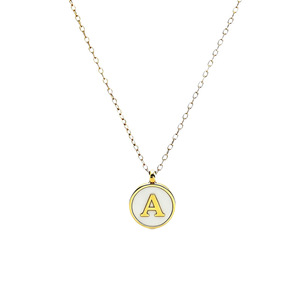 Zogxin Letter Pendant Necklace Gold Chain Alphabet Initial Charm For Women Everyday Wear Fashion Jewelry - Product Image 5