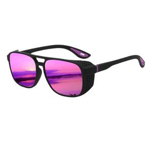 แว่นกันแดดโพลาไรซ์แบบเต็มกรอบสำหรับผู้ใหญ่ ดีไซน์แบบสองคานข้างโปร่ง กันฝุ่น สำหรับใช้งานกลางแจ้ง ขี่จักรยาน ขับรถ เหมาะสำหรับทุกเพศ - Product Image 4